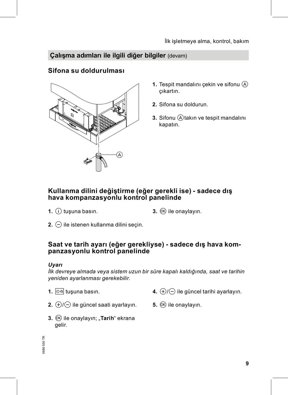 b ile istenen kullanma dilini seçin.