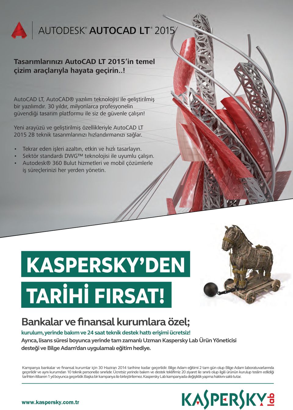 Yeni arayüzü ve geliştirilmiş özellikleriyle AutoCAD LT 2015 2B teknik tasarımlarınızı hızlandırmanızı sağlar.