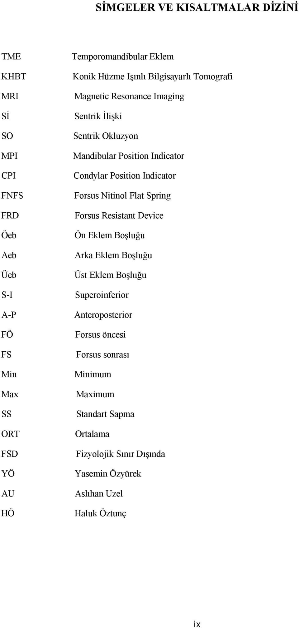 Position Indicator Forsus Nitinol Flat Spring Forsus Resistant Device Ön Eklem Boşluğu Arka Eklem Boşluğu Üst Eklem Boşluğu Superoinferior