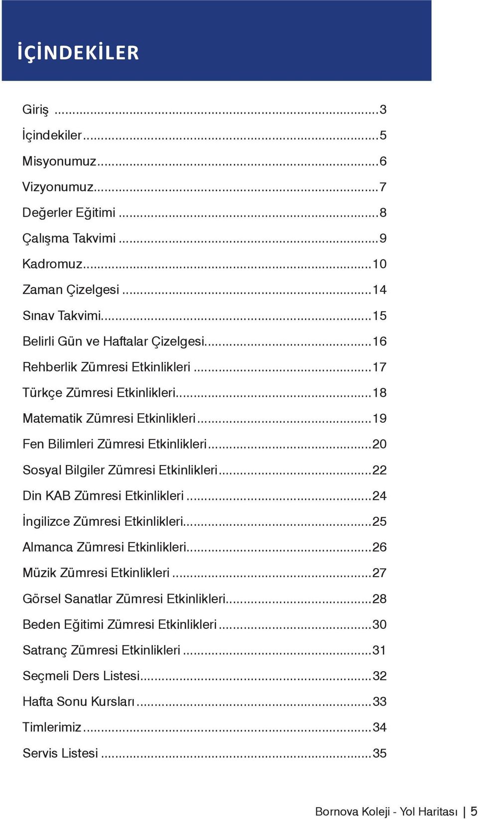 ..0 Sosyal Bilgiler Zümresi Etkinlikleri... Din KAB Zümresi Etkinlikleri...4 İngilizce Zümresi Etkinlikleri...5 Almanca Zümresi Etkinlikleri...6 Müzik Zümresi Etkinlikleri.