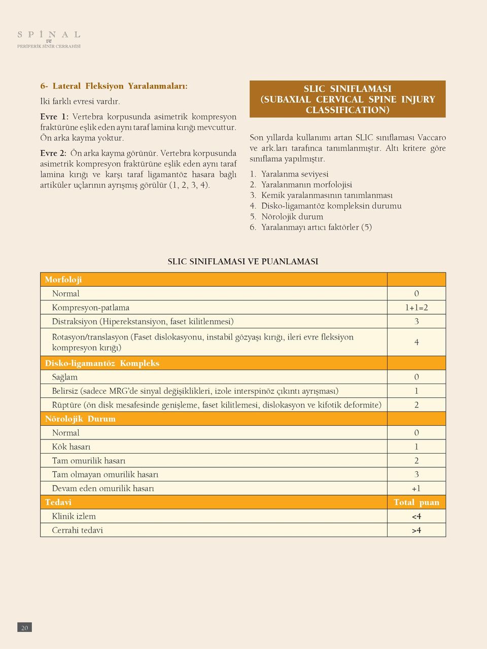 Vertebra korpusunda asimetrik kompresyon fraktürüne eşlik eden aynı taraf lamina kırığı ve karşı taraf ligamantöz hasara bağlı artiküler uçlarının ayrışmış görülür (1, 2, 3, 4).