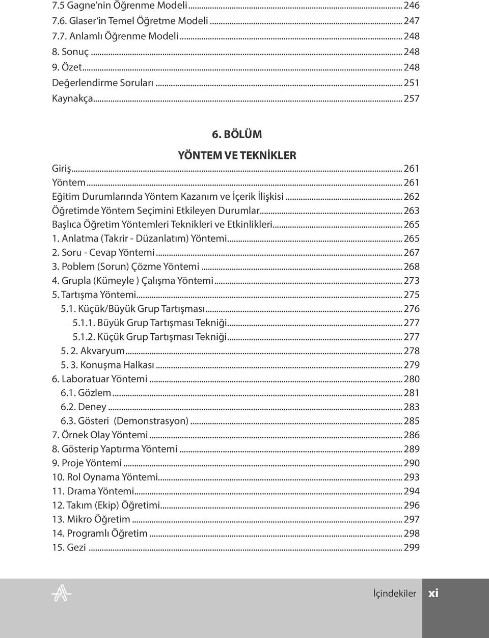 .. 263 Başlıca Öğretim Yöntemleri Teknikleri ve Etkinlikleri... 265 1. Anlatma (Takrir - Düzanlatım) Yöntemi... 265 2. Soru - Cevap Yöntemi... 267 3. Poblem (Sorun) Çözme Yöntemi... 268 4.