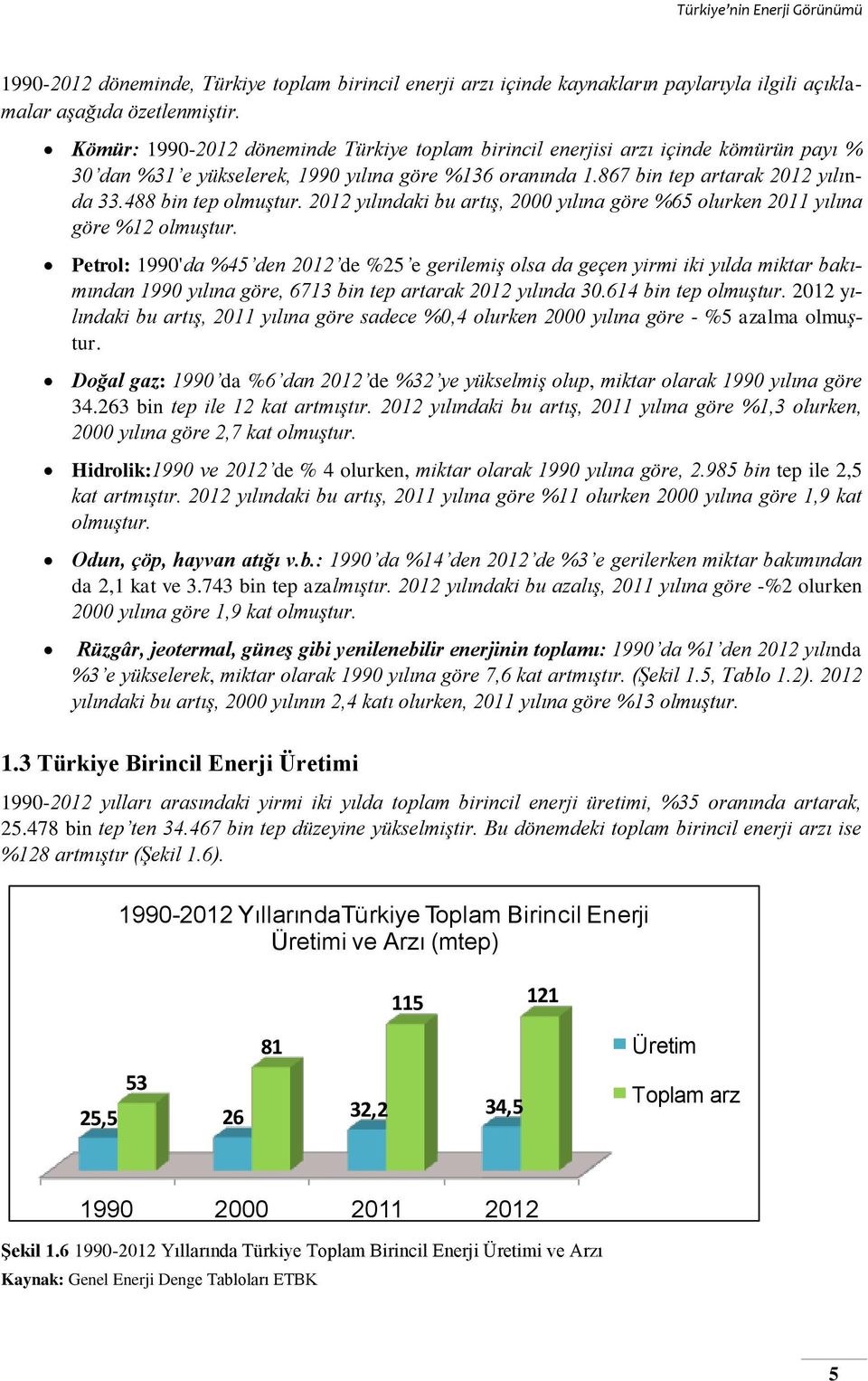 488 bin tep olmuştur. 2012 yılındaki bu artış, 2000 yılına göre %65 olurken 2011 yılına göre %12 olmuştur.