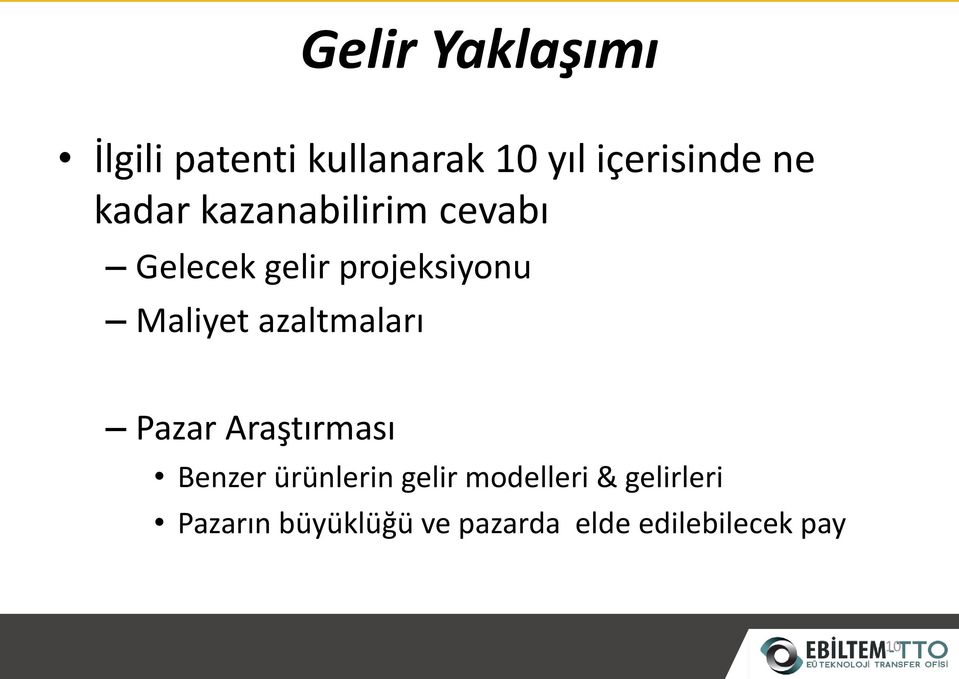 azaltmaları Pazar Araştırması Benzer ürünlerin gelir modelleri