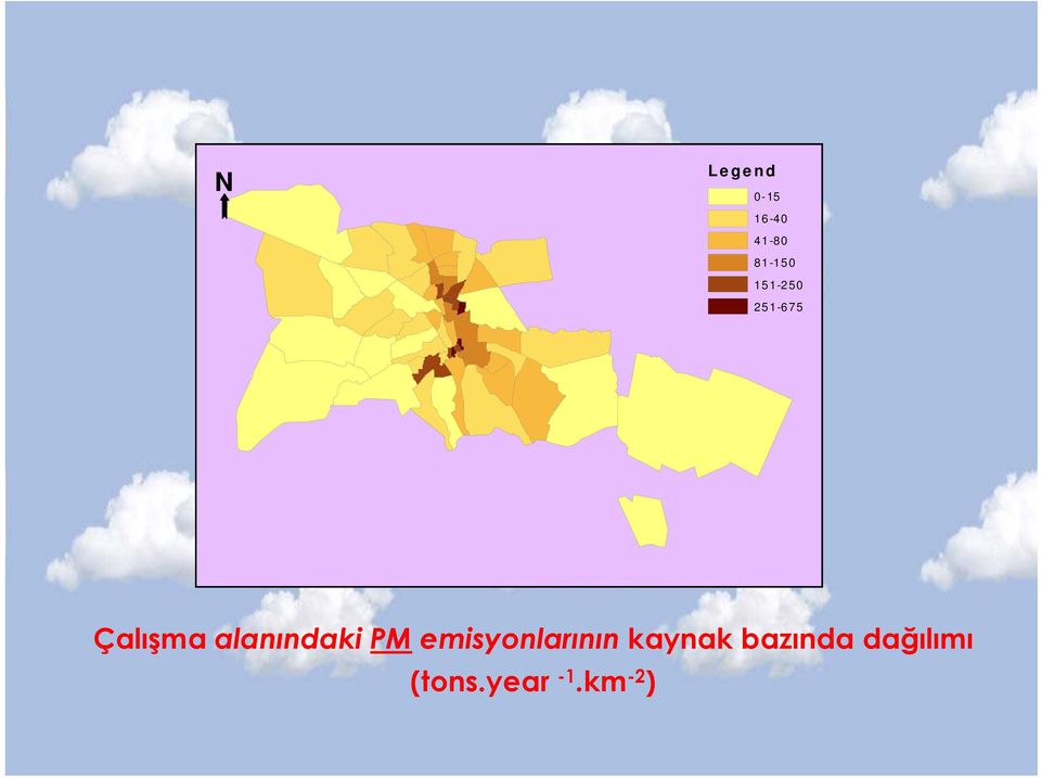 alanındaki PM emisyonlarının