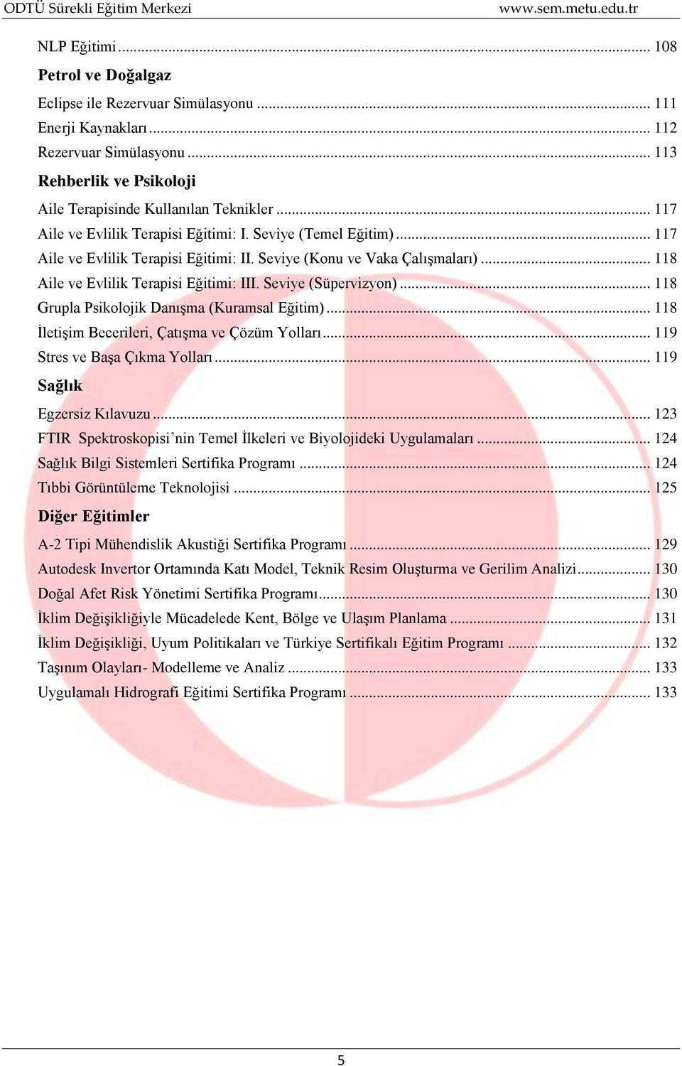 Seviye (Süpervizyon)... 118 Grupla Psikolojik Danışma (Kuramsal Eğitim)... 118 İletişim Becerileri, Çatışma ve Çözüm Yolları... 119 Stres ve Başa Çıkma Yolları... 119 Sağlık Egzersiz Kılavuzu.