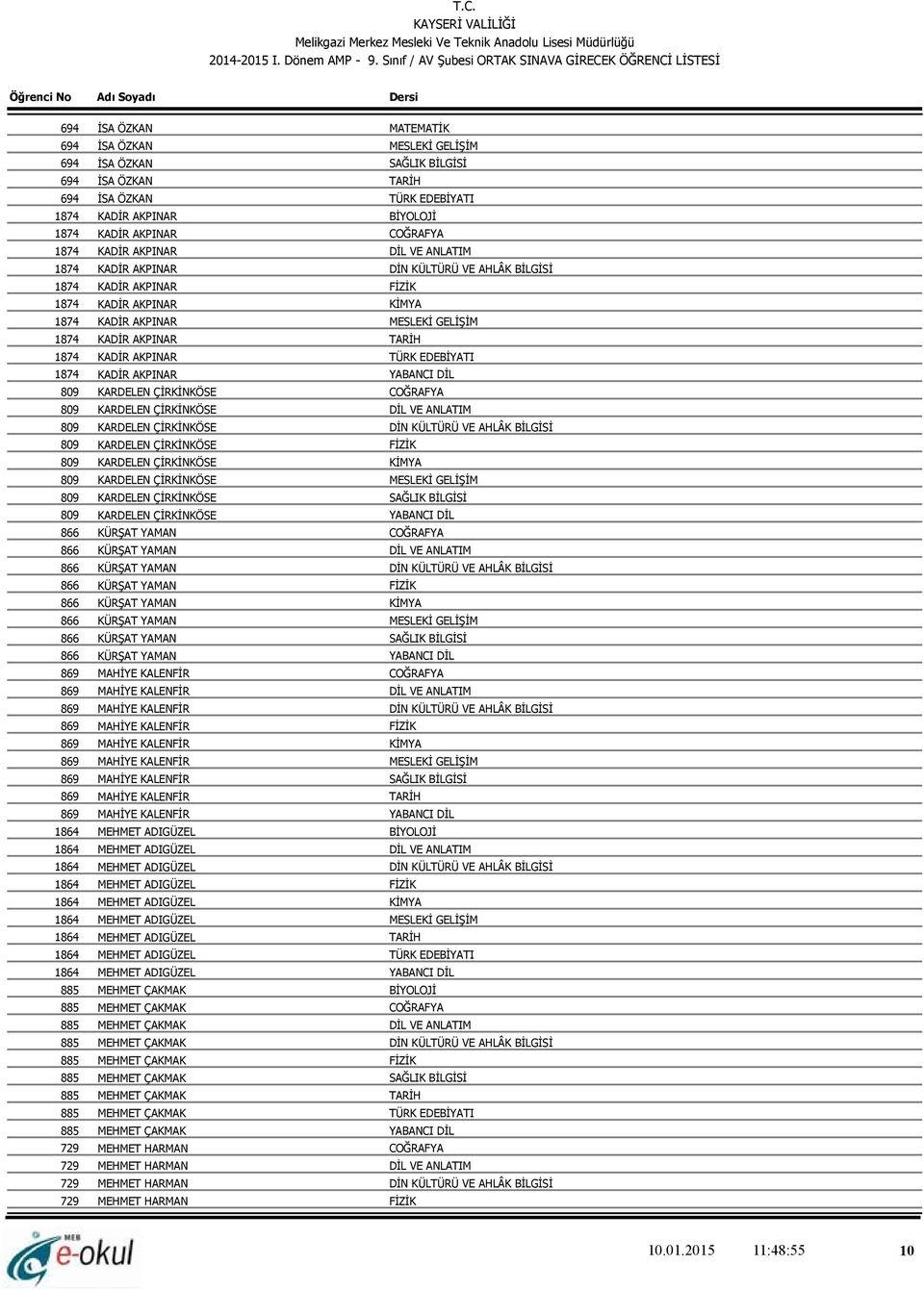 AKPINAR BİYOLOJİ 1874 KADİR AKPINAR COĞRAFYA 1874 KADİR AKPINAR DİL VE ANLATIM 1874 KADİR AKPINAR DİN KÜLTÜRÜ VE AHLÂK BİLGİSİ 1874 KADİR AKPINAR FİZİK 1874 KADİR AKPINAR KİMYA 1874 KADİR AKPINAR