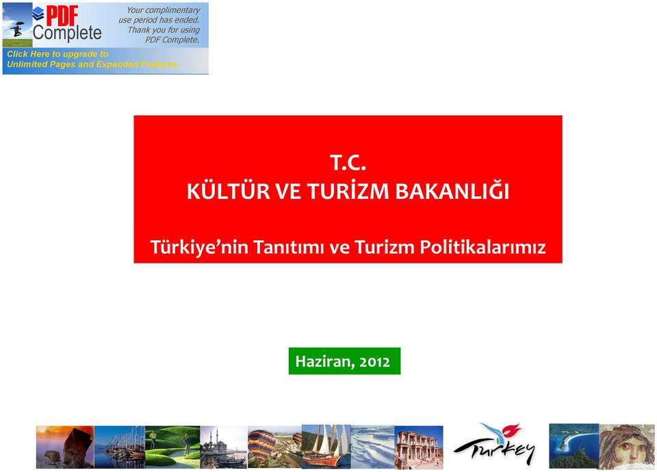 Tanıtımı ve Turizm