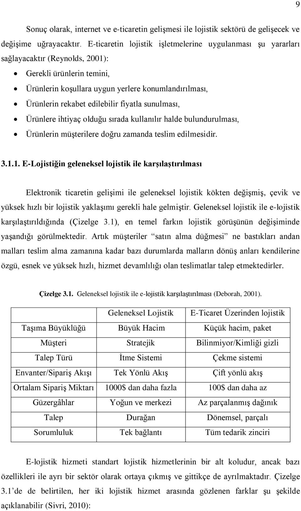 fiyatla sunulması, Ürünlere ihtiyaç olduğu sırada kullanılır halde bulundurulması, Ürünlerin müşterilere doğru zamanda teslim edilmesidir. 3.1.