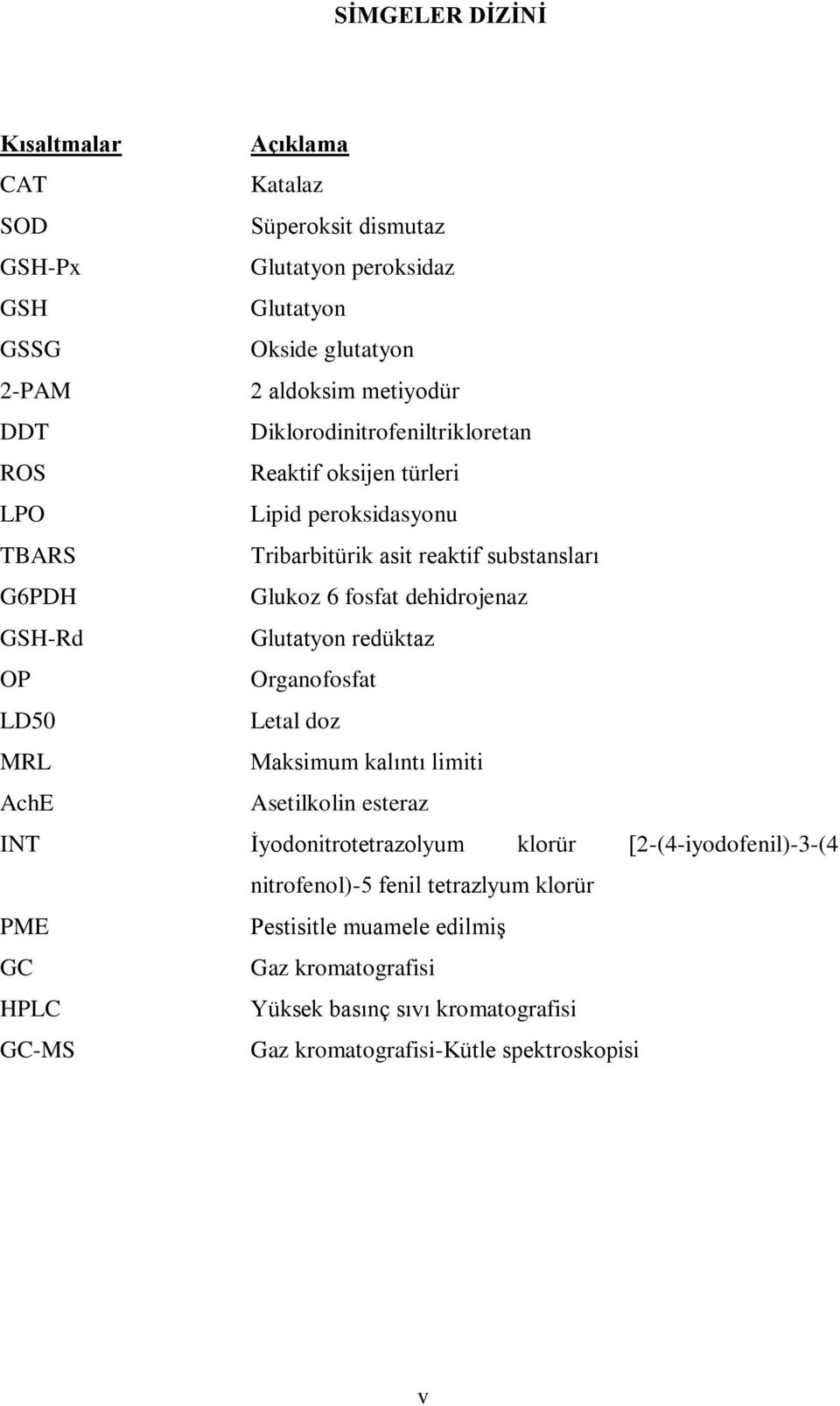 reaktif substansları Glukoz 6 fosfat dehidrojenaz Glutatyon redüktaz Organofosfat Letal doz Maksimum kalıntı limiti Asetilkolin esteraz İyodonitrotetrazolyum klorür