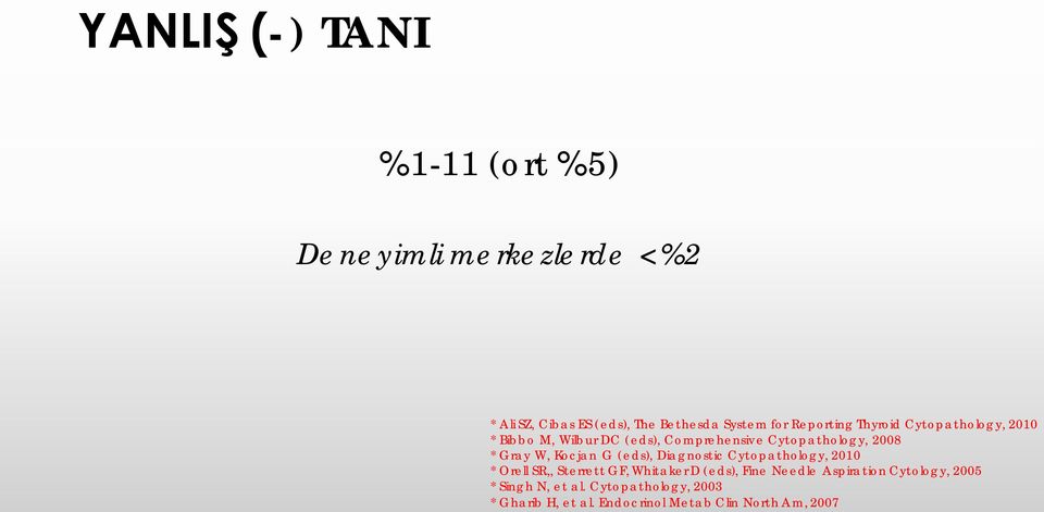 Kocjan G (eds), Diagnostic Cytopathology, 2010 * Orell SR,, Sterrett GF, Whitaker D (eds), Fine Needle