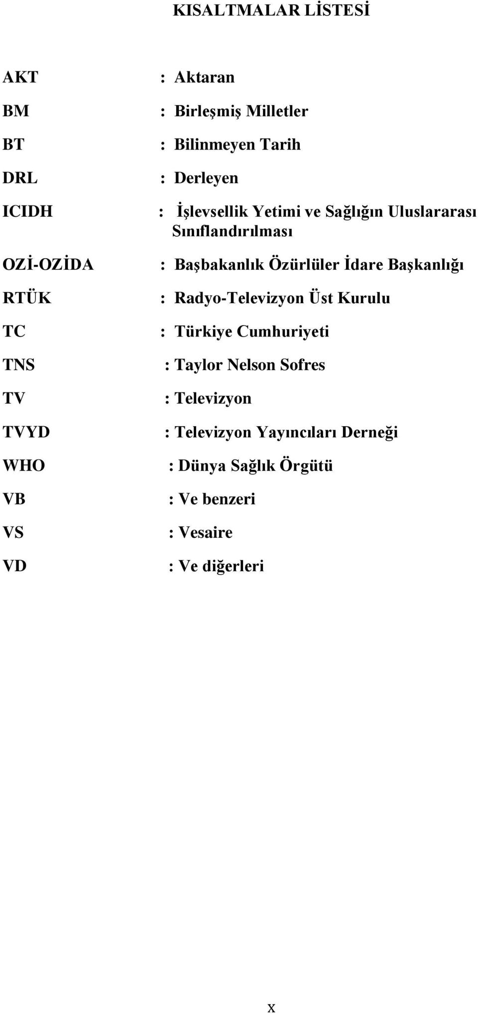 Başbakanlık Özürlüler İdare Başkanlığı : Radyo-Televizyon Üst Kurulu : Türkiye Cumhuriyeti : Taylor Nelson