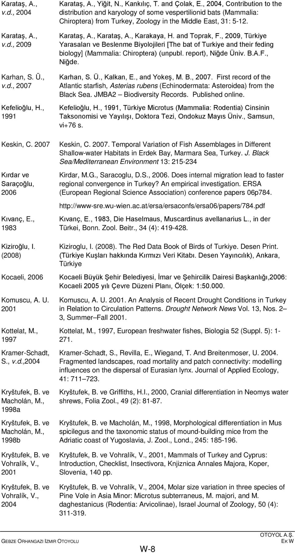 , Yiğit, N., Kankılıç, T. and Çolak, E., 2004, Contribution to the distribution and karyology of some vespertilionid bats (Mammalia: Chiroptera) from Turkey, Zoology in the Middle East, 31: 5-12.