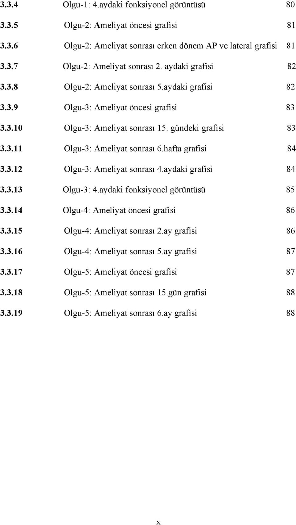 hafta grafisi 84 3.3.12 Olgu-3: Ameliyat sonrası 4.aydaki grafisi 84 3.3.13 Olgu-3: 4.aydaki fonksiyonel görüntüsü 85 3.3.14 Olgu-4: Ameliyat öncesi grafisi 86 3.3.15 Olgu-4: Ameliyat sonrası 2.