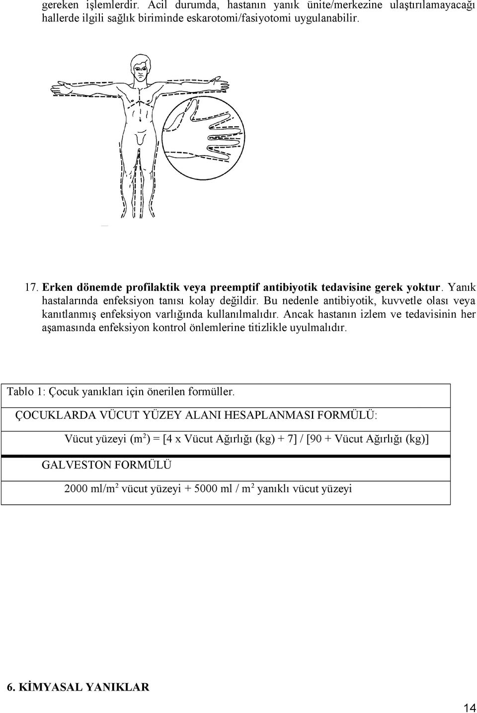 Bu nedenle antibiyotik, kuvvetle olası veya kanıtlanmış enfeksiyon varlığında kullanılmalıdır.