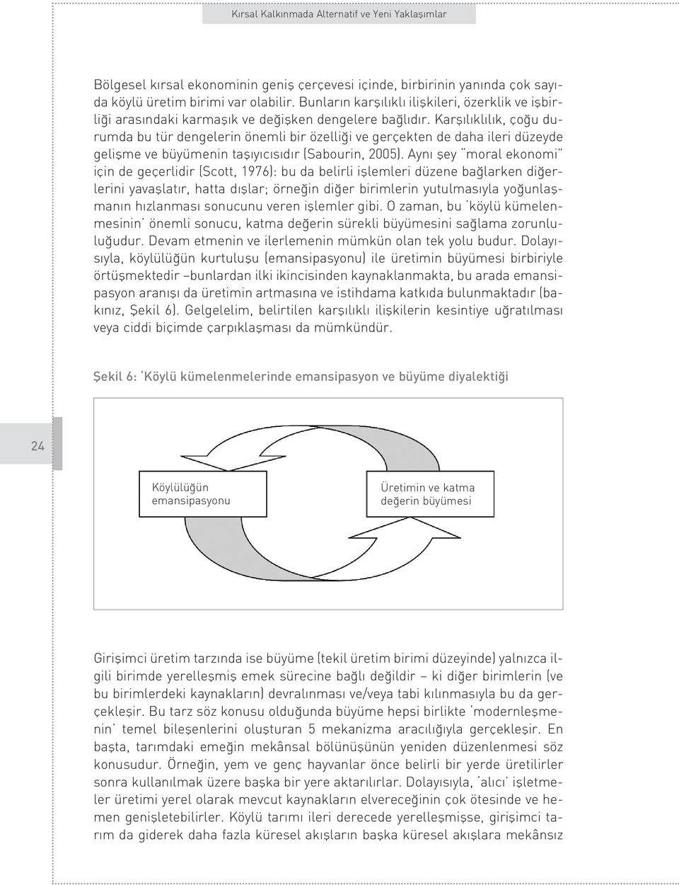 Karfl l kl l k, ço u durumda bu tür dengelerin önemli bir özelli i ve gerçekten de daha ileri düzeyde geliflme ve büyümenin tafl y c s d r (Sabourin, 2005).