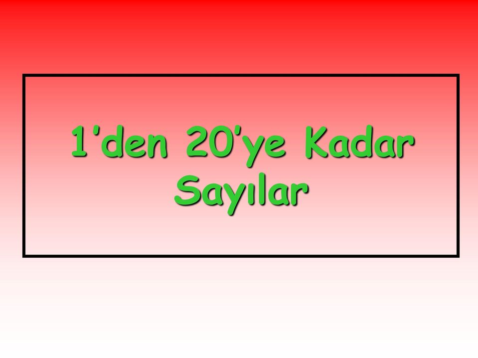 Sayılar