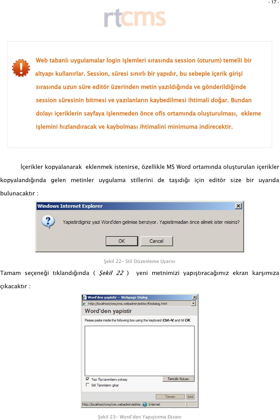 ihtimali doğar. Bundan dolayı içeriklerin sayfaya işlenmeden önce ofis ortamında oluşturulması, ekleme işlemini hızlandıracak ve kaybolması ihtimalini minimuma indirecektir.