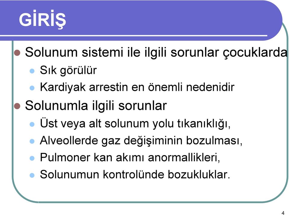 veya alt solunum yolu tıkanıklığı, Alveollerde gaz değiģiminin