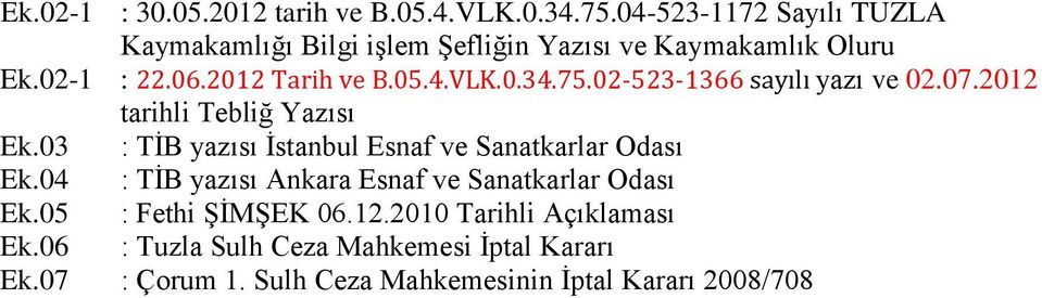 0.34.75.02-523-1366 sayılı yazı ve 02.07.2012 tarihli Tebliğ Yazısı Ek.03 : TĠB yazısı Ġstanbul Esnaf ve Sanatkarlar Odası Ek.