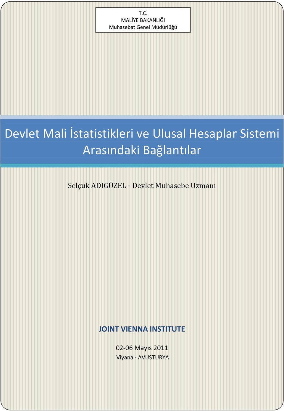 Bağlantılar Selçuk ADIGÜZEL - Devlet Muhasebe Uzmanı