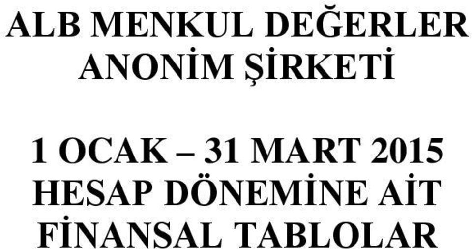 31 MART 2015 HESAP