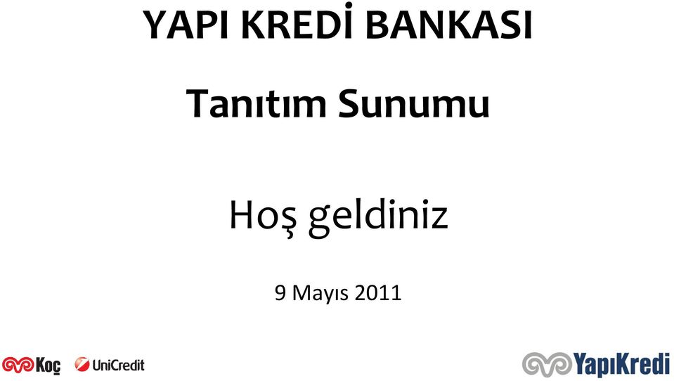 Tanıtım Sunumu