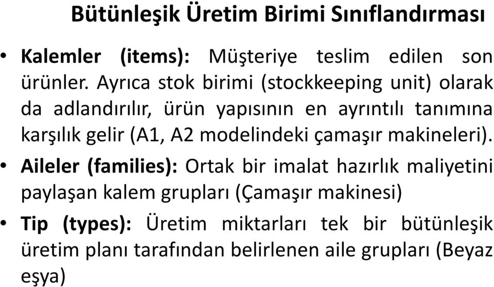 gelir(a1, A2 modelindeki çamaşır makineleri).