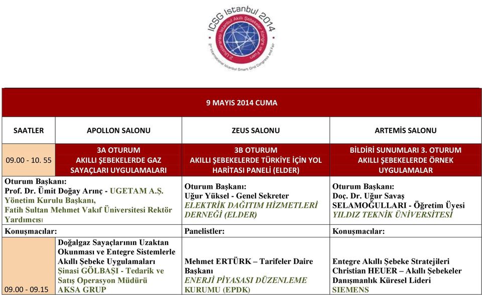 Yönetim Kurulu Başkanı, Fatih Sultan Mehmet Vakıf Üniversitesi Rektör Yardımcısı 3B OTURUM AKILLI ŞEBEKELERDE TÜRKİYE İÇİN YOL HARİTASI PANELİ (ELDER) Uğur Yüksel - Genel Sekreter ELEKTRİK DAĞITIM