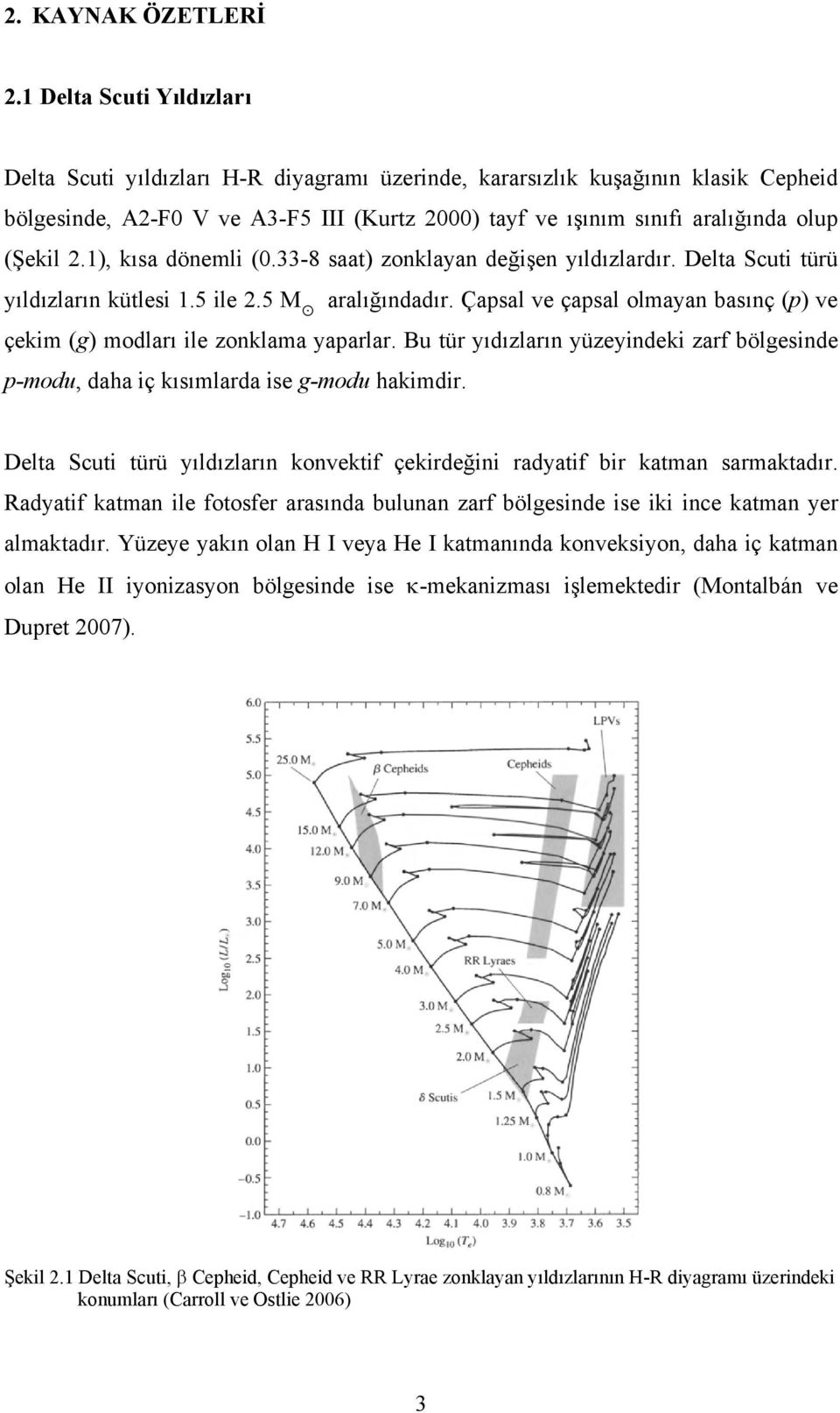 2.1), kısa dönemli (0.33-8 saat) zonklayan değişen yıldızlardır. Delta Scuti türü yıldızların kütlesi 1.5 ile 2.5 M aralığındadır.