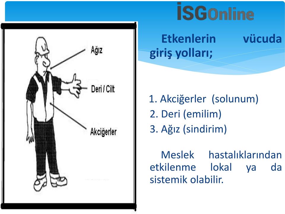 Ağız (sindirim) Meslek hastalıklarından