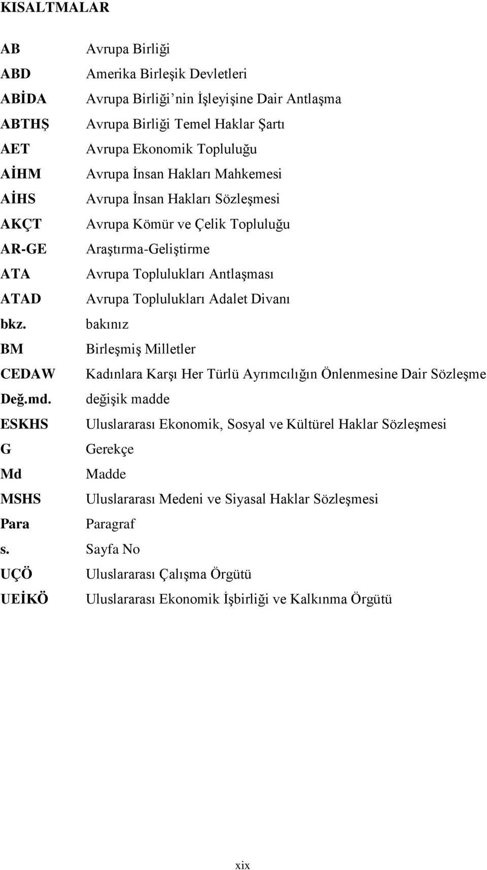 Divanı bkz. bakınız BM Birleşmiş Milletler CEDAW Kadınlara Karşı Her Türlü Ayrımcılığın Önlenmesine Dair Sözleşme Değ.md.