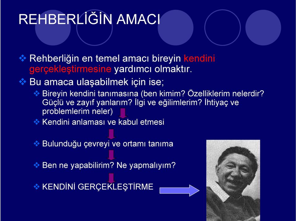 Güçlü ve zayıf yanlarım? İlgi ve eğilimlerim?