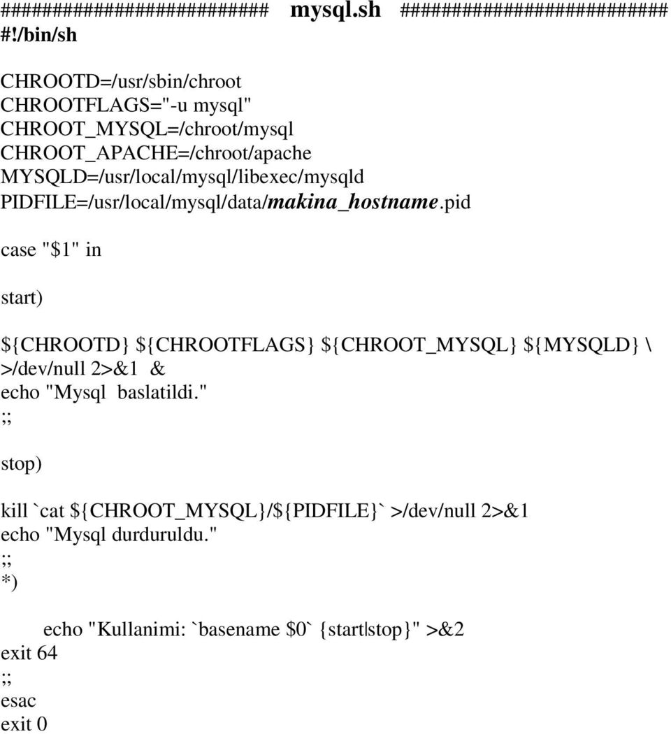 MYSQLD=/usr/local/mysql/libexec/mysqld PIDFILE=/usr/local/mysql/data/makina_hostname.