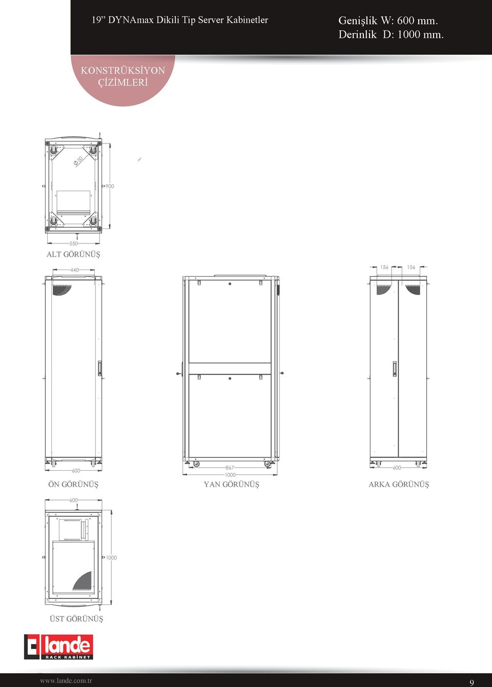 KONSTRÜKSİYON ÇİZİMLERİ CONSTRUCTION DRAWING 900 550 ALT