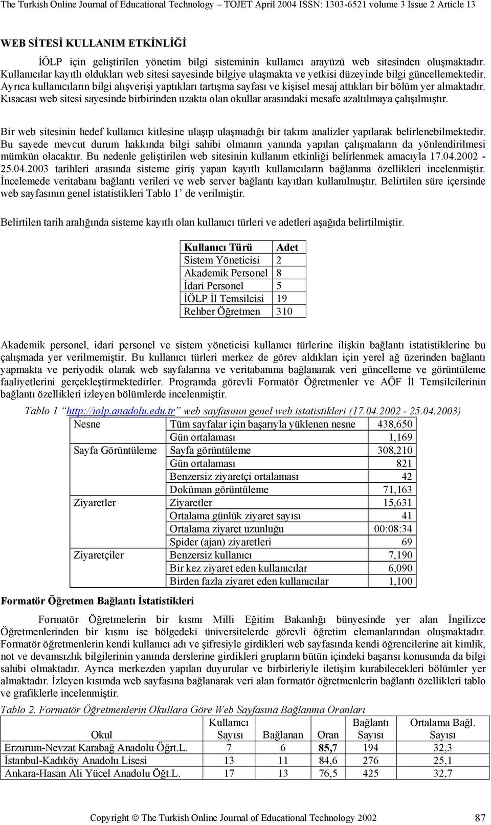 Ayrıca kullanıcıların bilgi alışverişi yaptıkları tartışma sayfası ve kişisel mesaj attıkları bir bölüm yer almaktadır.