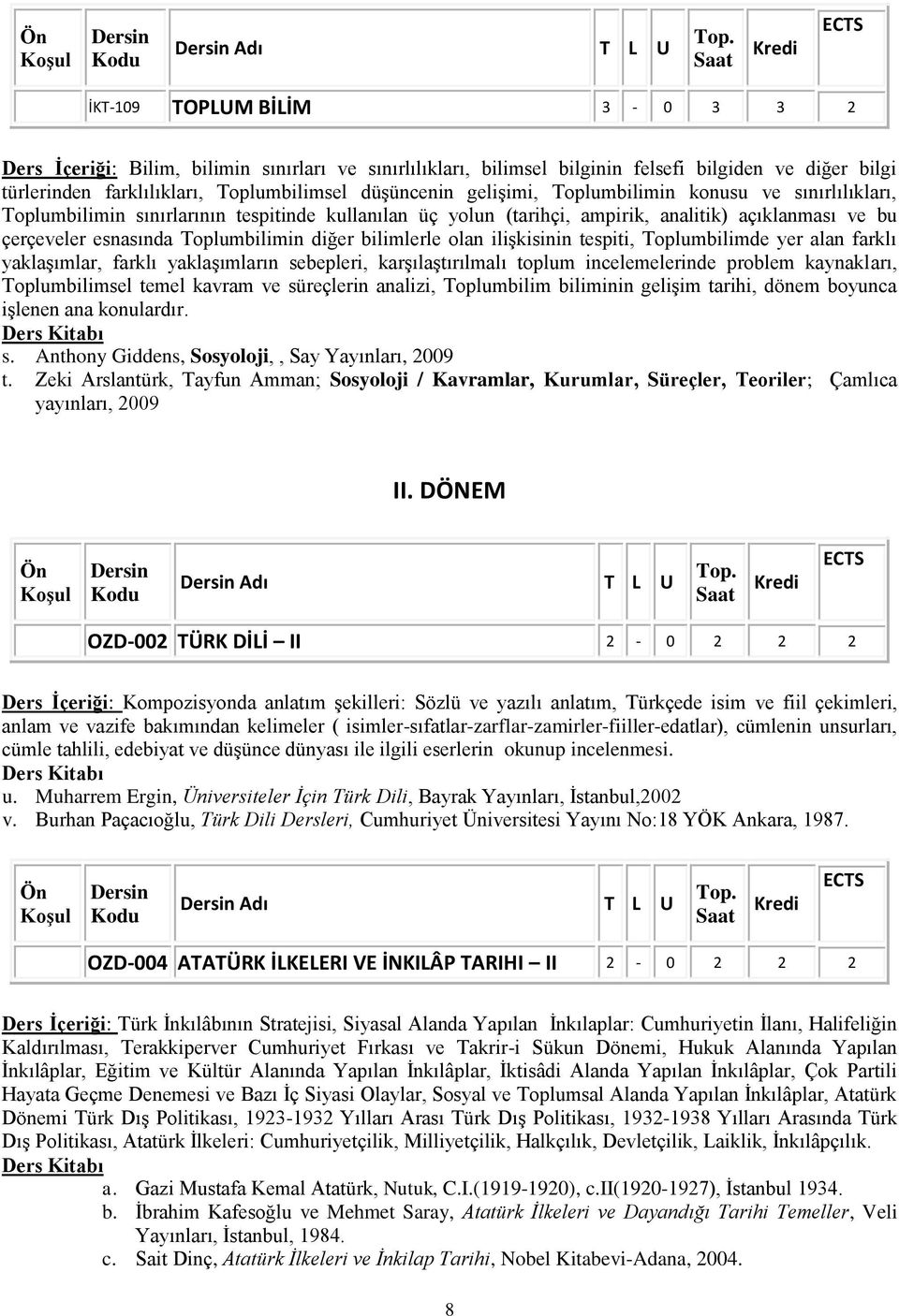 Toplumbilimin diğer bilimlerle olan ilişkisinin tespiti, Toplumbilimde yer alan farklı yaklaşımlar, farklı yaklaşımların sebepleri, karşılaştırılmalı toplum incelemelerinde problem kaynakları,