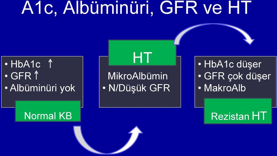 MikroAlbümin N/Düşük GFR HbA1c