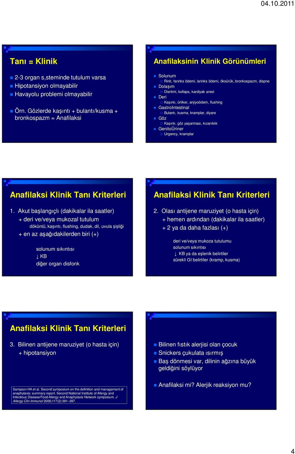 kardiyak arest Deri Kaşıntı, ürtiker, anjiyoödem, flushing GastroIntestinal Bulantı, kusma, kramplar, diyare Göz Kaşıntı, göz yaşarması, kızarıklık GenitoÜriner Urgency, kramplar Anafilaksi Klinik