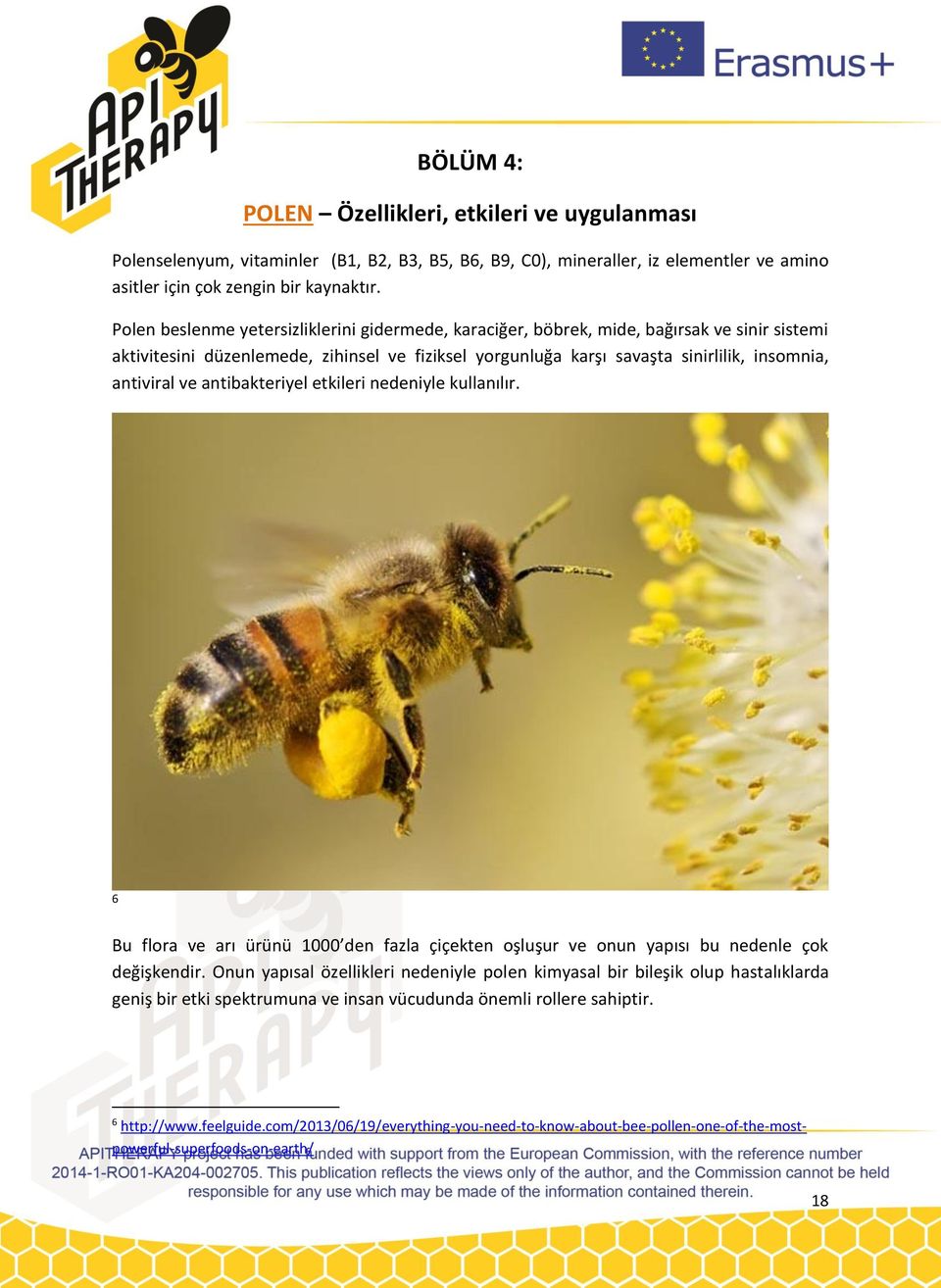 ve antibakteriyel etkileri nedeniyle kullanılır. 6 Bu flora ve arı ürünü 1000 den fazla çiçekten oşluşur ve onun yapısı bu nedenle çok değişkendir.