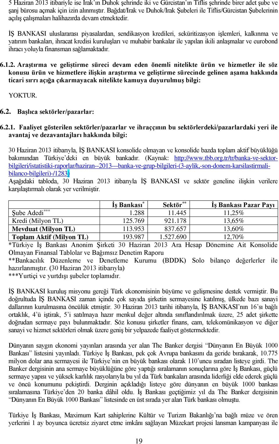 İŞ BANKASI uluslararası piyasalardan, sendikasyon kredileri, seküritizasyon işlemleri, kalkınma ve yatırım bankaları, ihracat kredisi kuruluşları ve muhabir bankalar ile yapılan ikili anlaşmalar ve