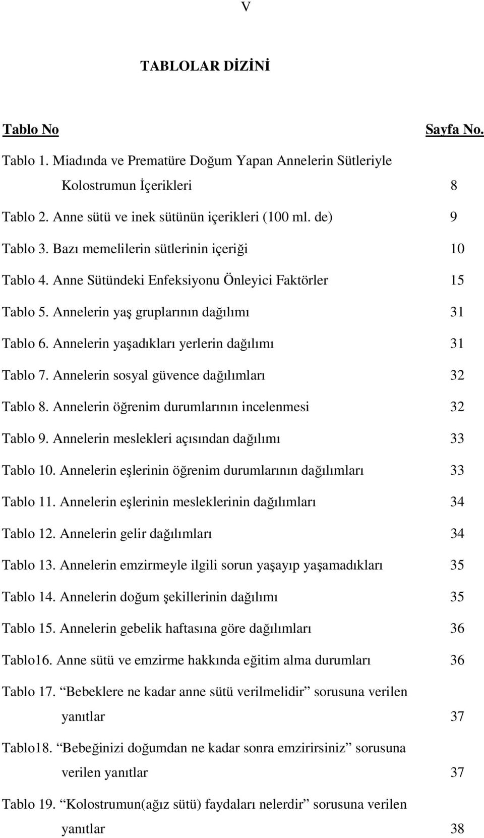 Annelerin yaşadıkları yerlerin dağılımı 31 Tablo 7. Annelerin sosyal güvence dağılımları 32 Tablo 8. Annelerin öğrenim durumlarının incelenmesi 32 Tablo 9.