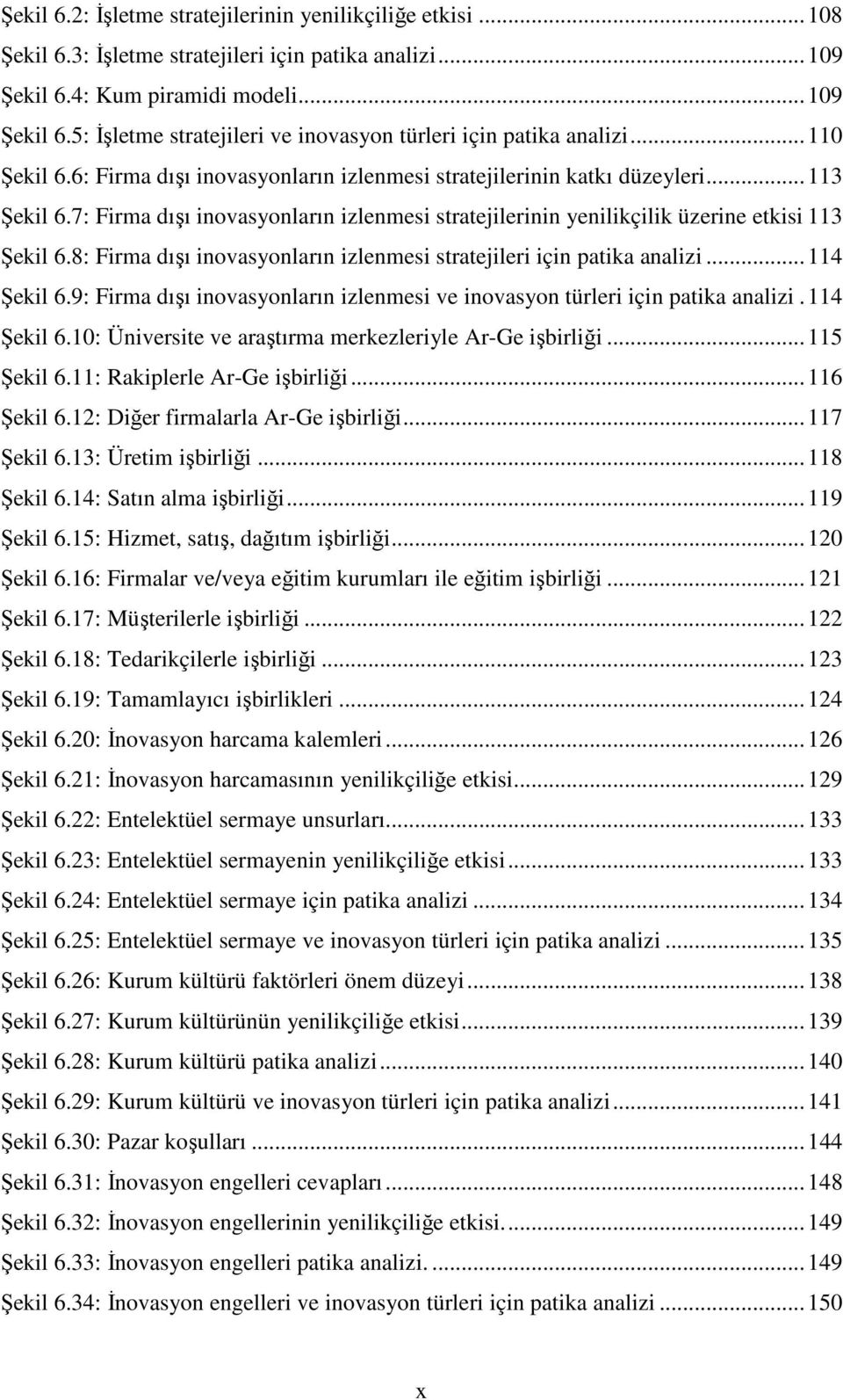 8: Firma dışı inovasyonların izlenmesi stratejileri için patika analizi...114 Şekil 6.9: Firma dışı inovasyonların izlenmesi ve inovasyon türleri için patika analizi.114 Şekil 6.10: Üniversite ve araştırma merkezleriyle Ar-Ge işbirliği.