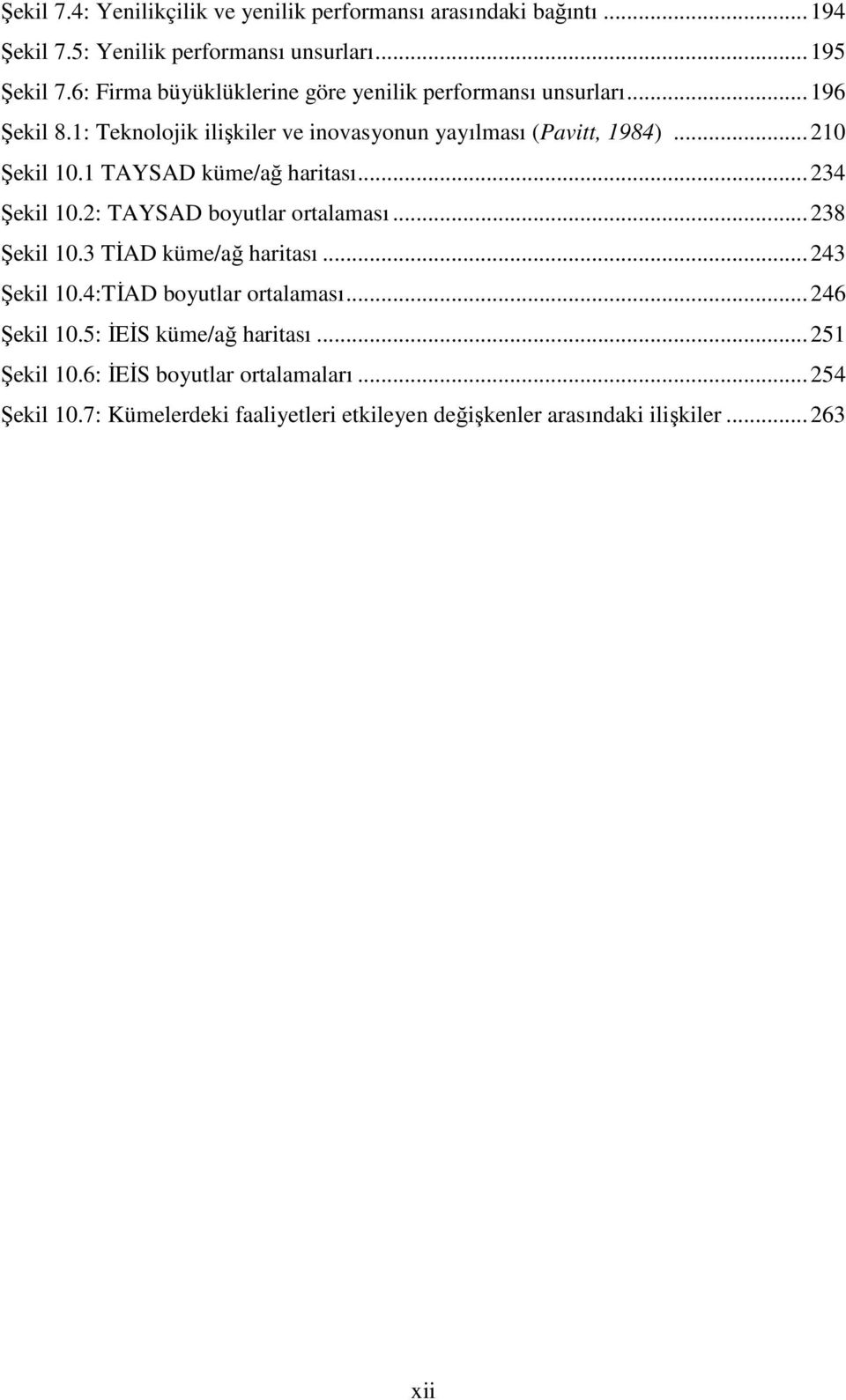 1 TAYSAD küme/ağ haritası...234 Şekil 10.2: TAYSAD boyutlar ortalaması...238 Şekil 10.3 TĐAD küme/ağ haritası...243 Şekil 10.4:TĐAD boyutlar ortalaması.