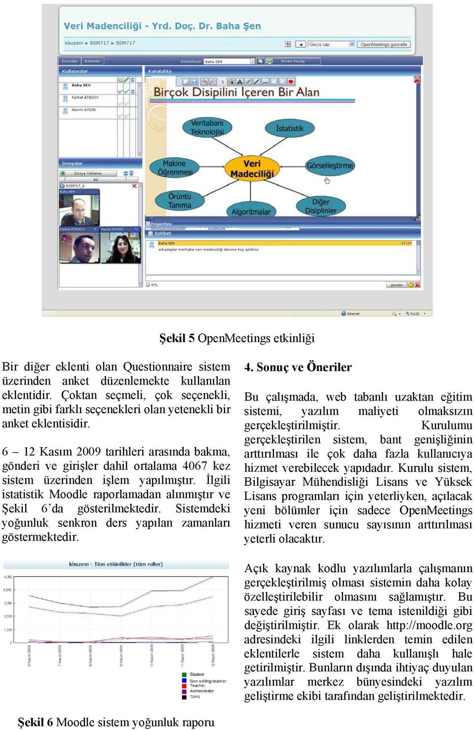 6 12 Kasım 2009 tarihleri arasında bakma, gönderi ve girişler dahil ortalama 4067 kez sistem üzerinden işlem yapılmıştır.