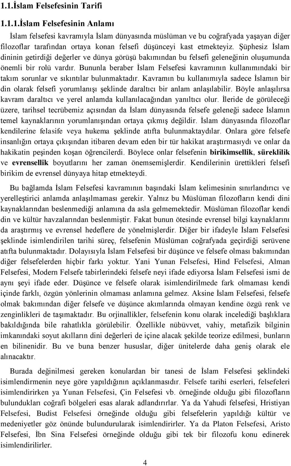 Bununla beraber İslam Felsefesi kavramının kullanımındaki bir takım sorunlar ve sıkıntılar bulunmaktadır.