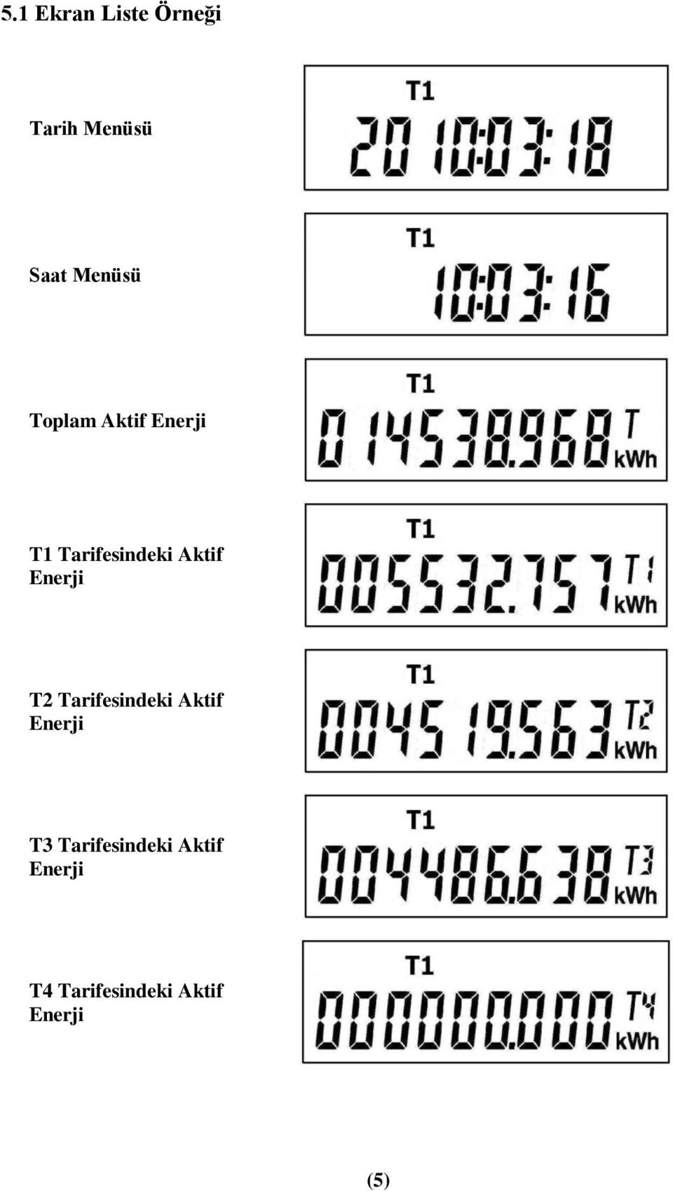 Enerji T2 Tarifesindeki Aktif Enerji T3