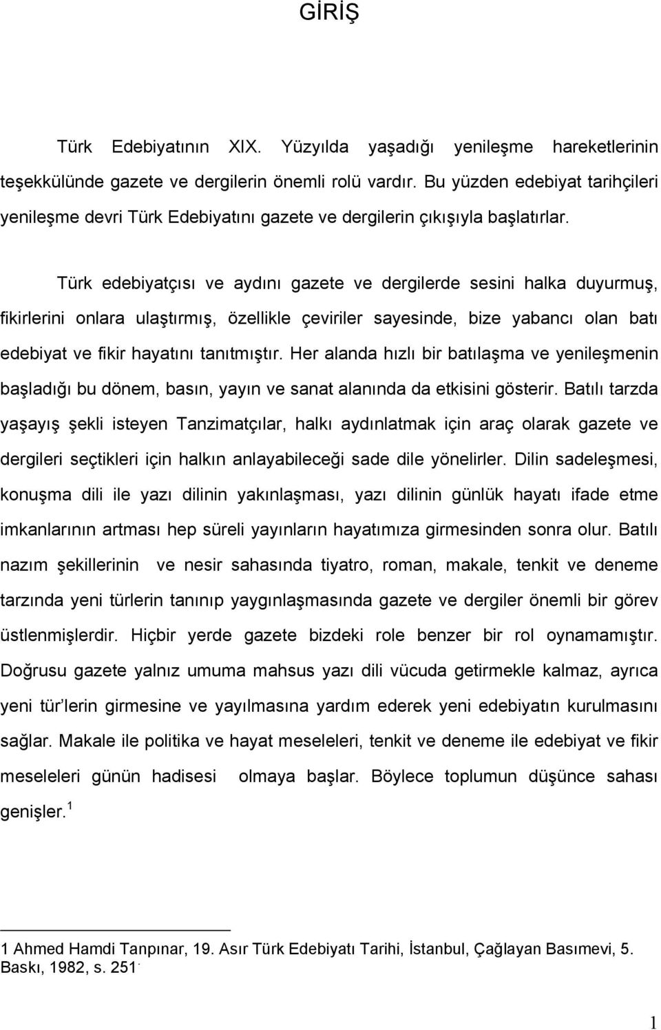 Türk edebiyatçısı ve aydını gazete ve dergilerde sesini halka duyurmuş, fikirlerini onlara ulaştırmış, özellikle çeviriler sayesinde, bize yabancı olan batı edebiyat ve fikir hayatını tanıtmıştır.