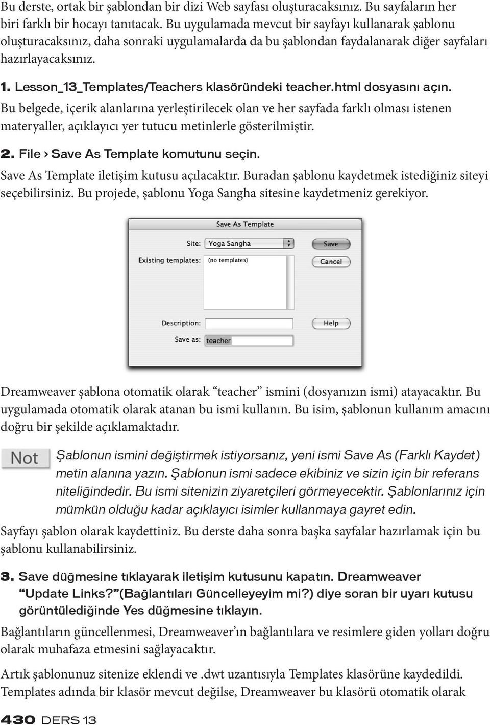 Lesson_13_Templates/Teachers klasöründeki teacher.html dosyasını açın.