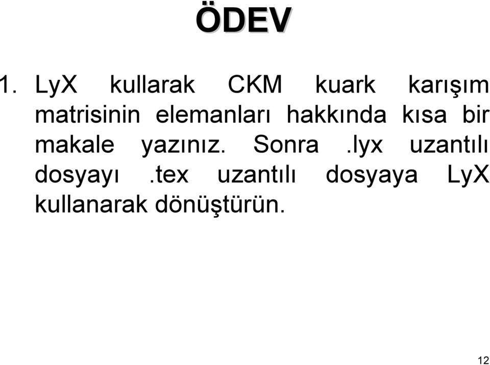 elemanları hakkında kısa bir makale